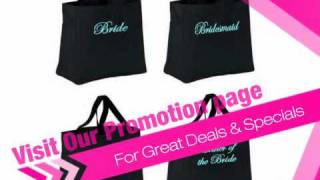 Bride Tote Bag - Bridesmaid Tote Bag - Maid of Honor Tote Bag