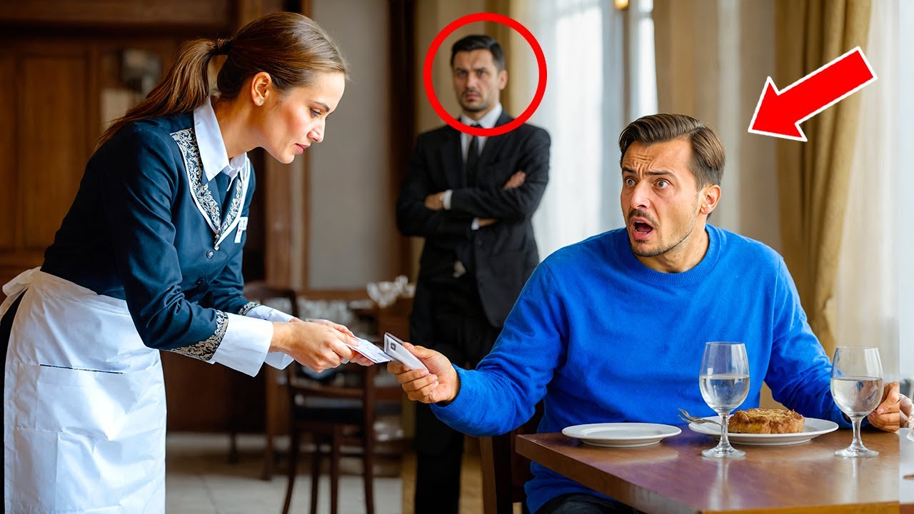Tajný milionář si objedná steak – servírka mu podá lístek, který ho zarazí