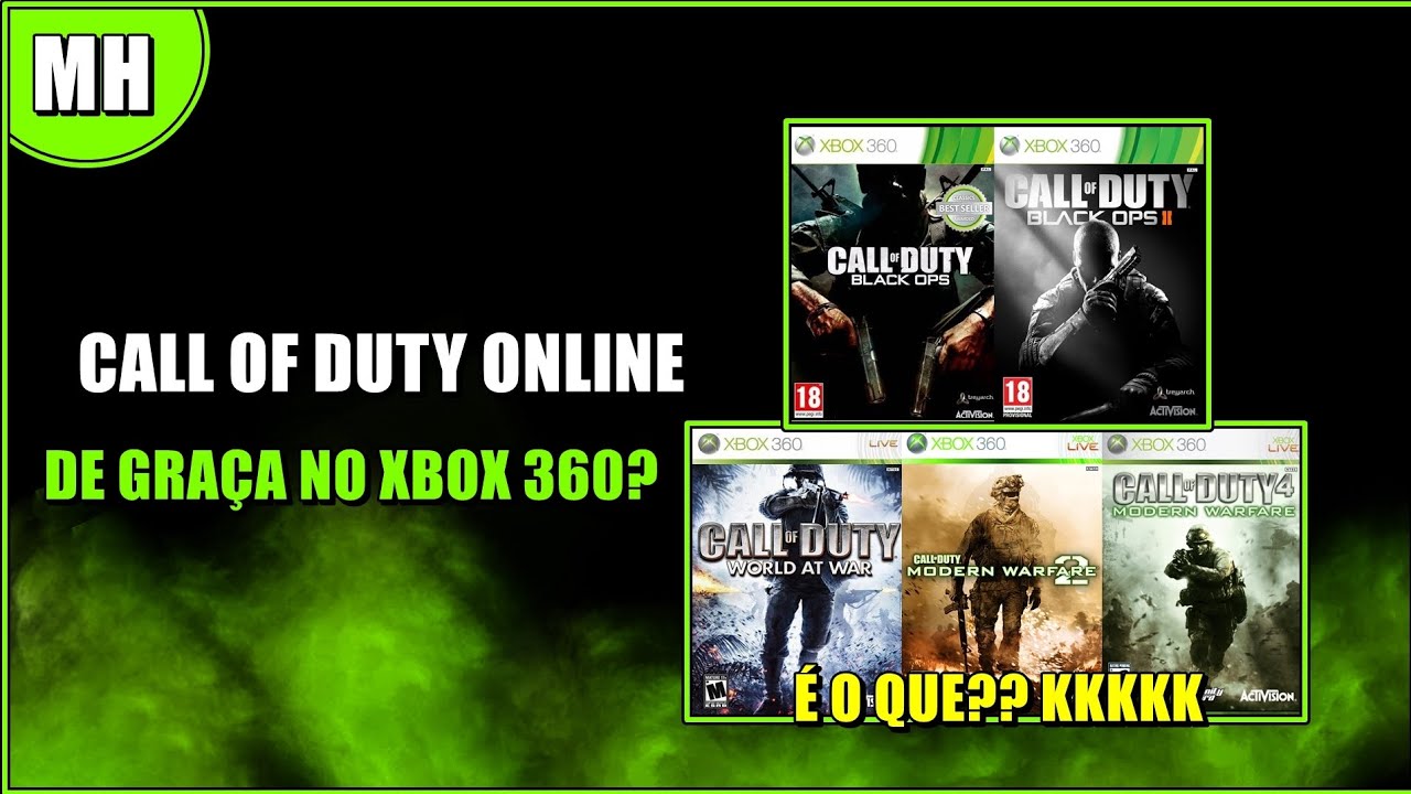 Call of Duty Online de Graça no Xbox 360? É O QUE KKKKK? 