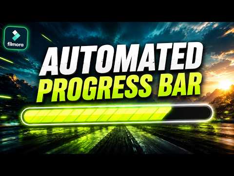 How to Create a Progress Bar in Filmora | Easy Beginner Tutorial