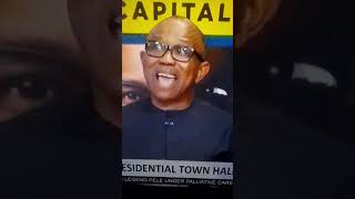 Peter Obi on Arise News Presidential town Hall series 🔥 #viral