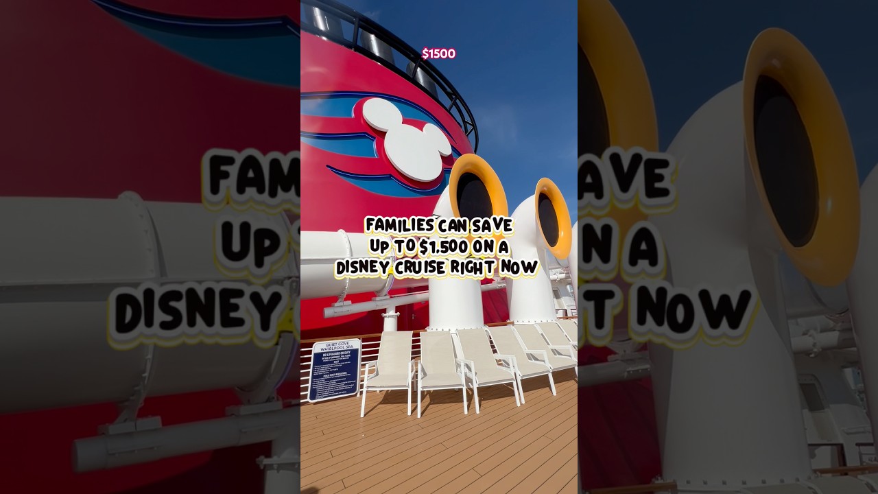 Imagine saving up to $1,500 on a Disney Cruise!! #disneycruise #disneycruiseline