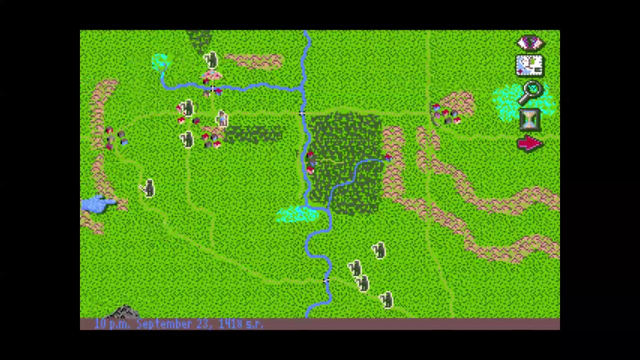 Let's play #68 Old game in MS-DOS - J R R  Tolkien`s War in Middle Earth