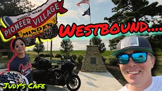 Westbound to ADVENTURE States 31-33 Judy s Cafe Pioneer Village Geographic Center of the USA