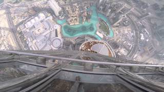 Burj Khalifa Breathtaking View from 148th Floor by GoPro HER0 4