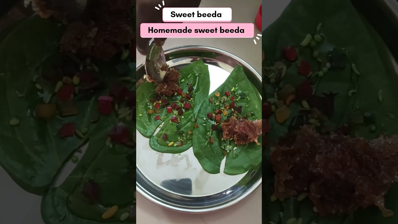 sweet beeda/how to make sweet beeda at home 😋💯