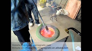 Intermediate frequency furnace working video