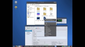 AV Linux 2016 | Create Soundfont | *.sfz | *.sf2 | Thunar | Screencast [ 3:19 ]
