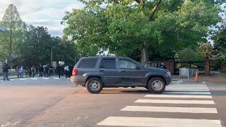 RAW VIDEO: Protesters march through downtown Raleigh Saturday evening