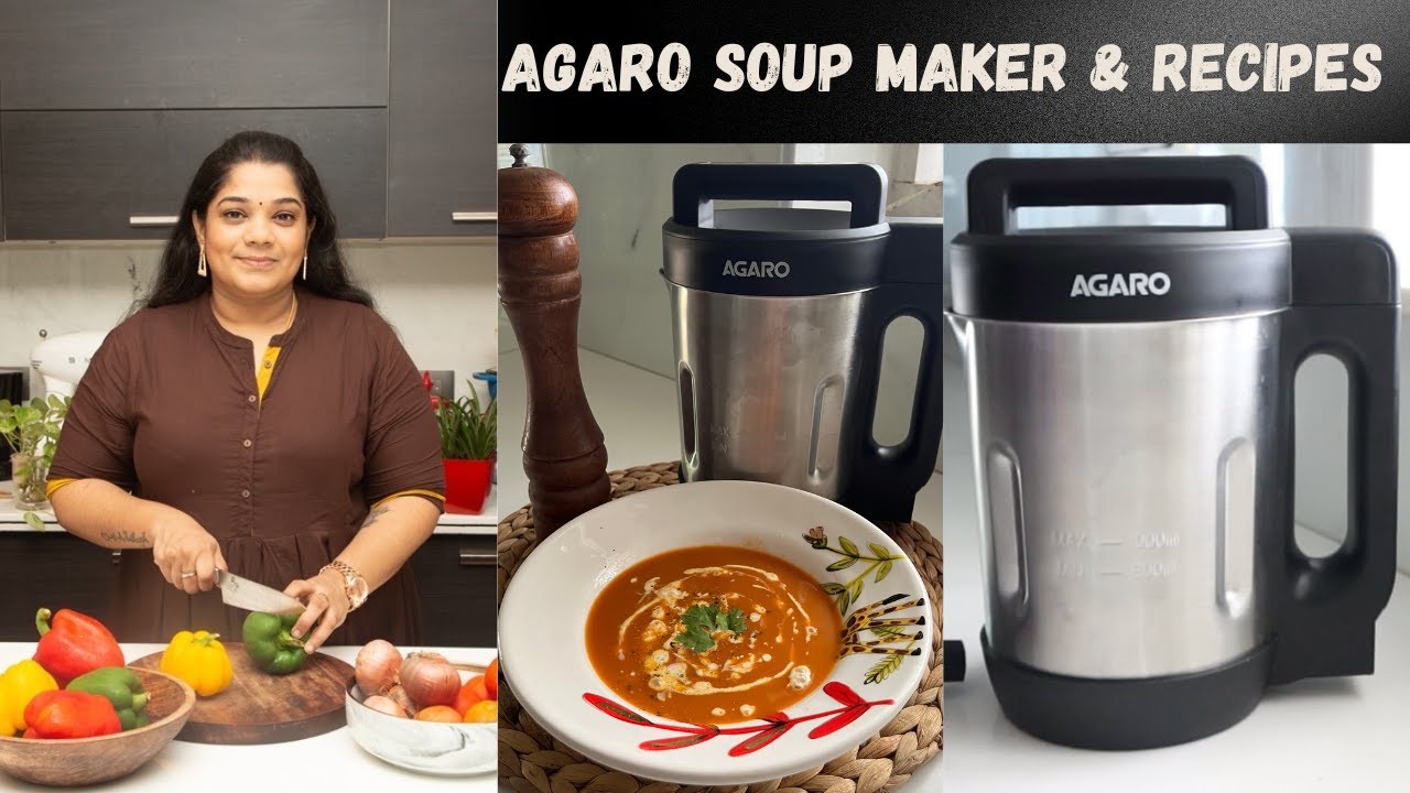 Love Making Soup - Agaro Soup Maker Review - Italian Tomato Soup & Hot  Chocolate in Soup Maker 