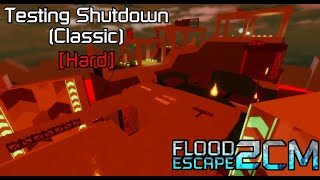 Testing Shutdown (Baseline Hard) | ROBLOX | Flood Escape 2 (Community Maps)