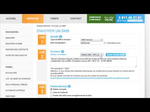 Tuto - Comment personnaliser sa campagne SMS?
