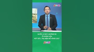 Nước lũ rút, đường sá ở Khánh Hòa nứt gãy, trụ điện đổ hàng loạt #nongnghiepmientay