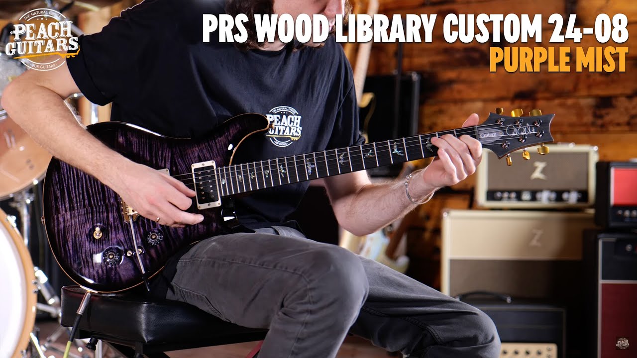No TalkingJust Tones | PRS Wood Library Custom 24-08 | Purple