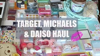 Celebrity Target, Michaels & Daiso (Dollar Store) Collective Haul Wealth