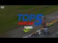 Top 5 CRASHES in the 2021 NASCAR Cup Series | Mobil 1 The Grid