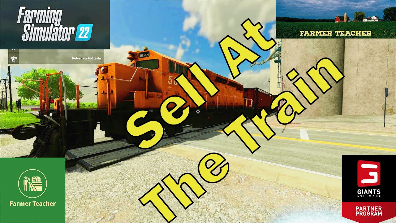 Get More Money At The Train Station on Farming Simulator 22! - YouTube