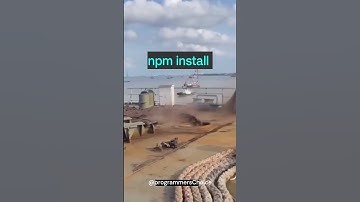 When you run npm install in your terminal 😀