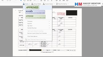 How to verify electronic HACCP Records
