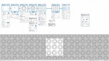 Patternodes 2 - Animated off center circles
