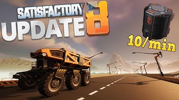 Trucks, Automated Wiring, and a Boombox!? Satisfactory Update 8 - Relaxing Gameplay Series Ep 15