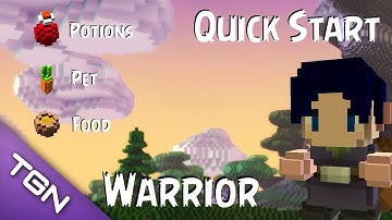 CubeWorld Quickstart Guide - Warrior Class