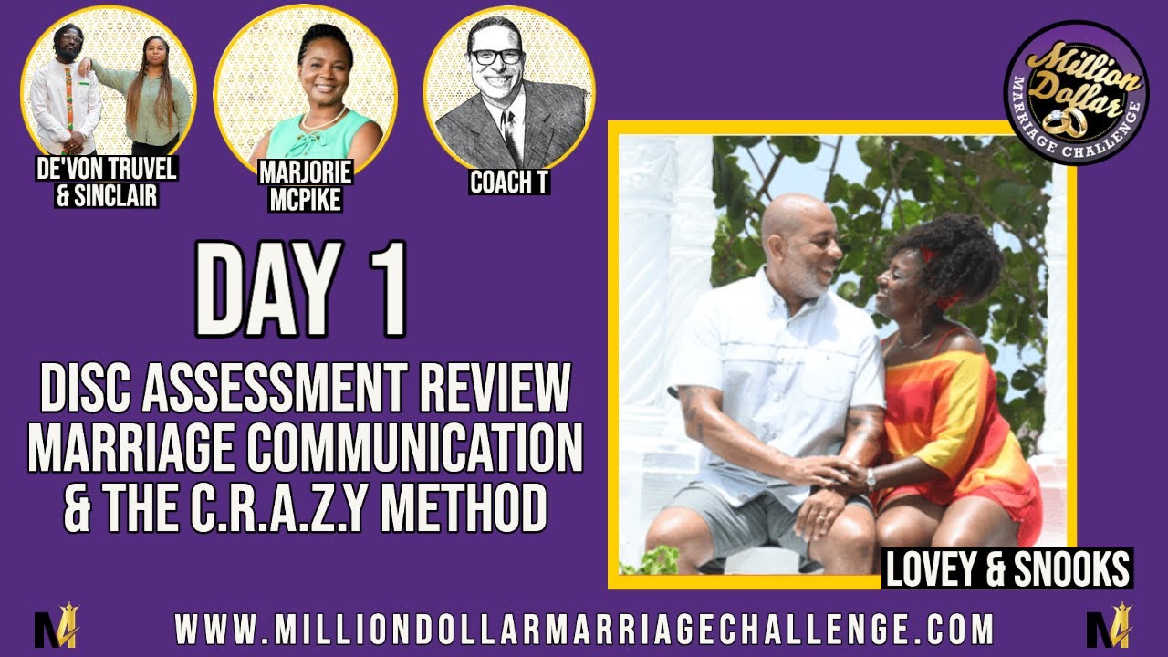 Million Dollar Marriage Challenge 2022 Day 1 - DISC Assessment Review