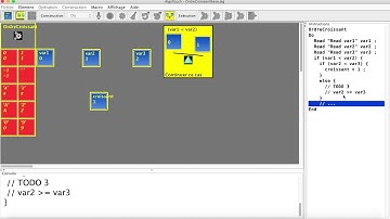 Vérification de la saisie en ordre croissant avec AlgoTouch