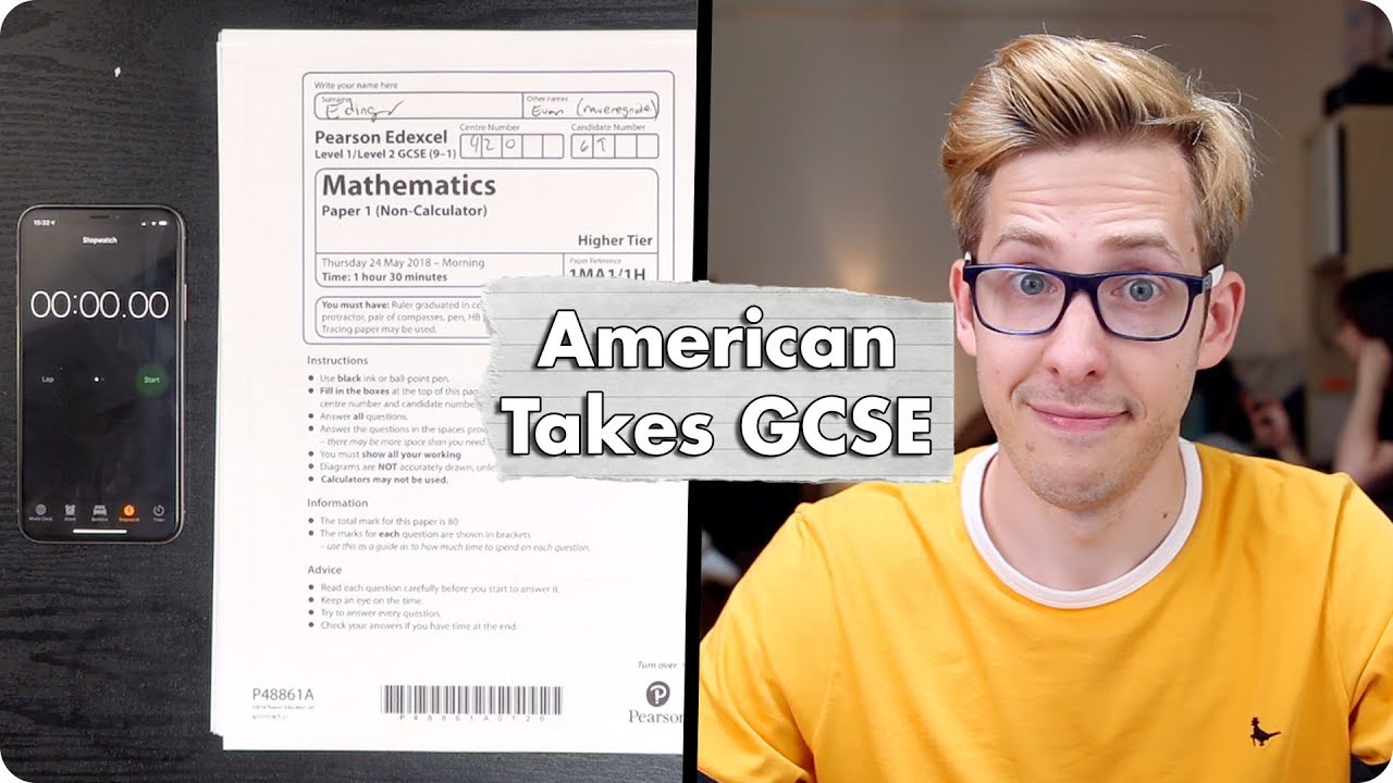 American Takes British Gcse Higher Maths!