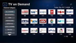 Panduan TV  on Demand by UseeTV IndiHome
