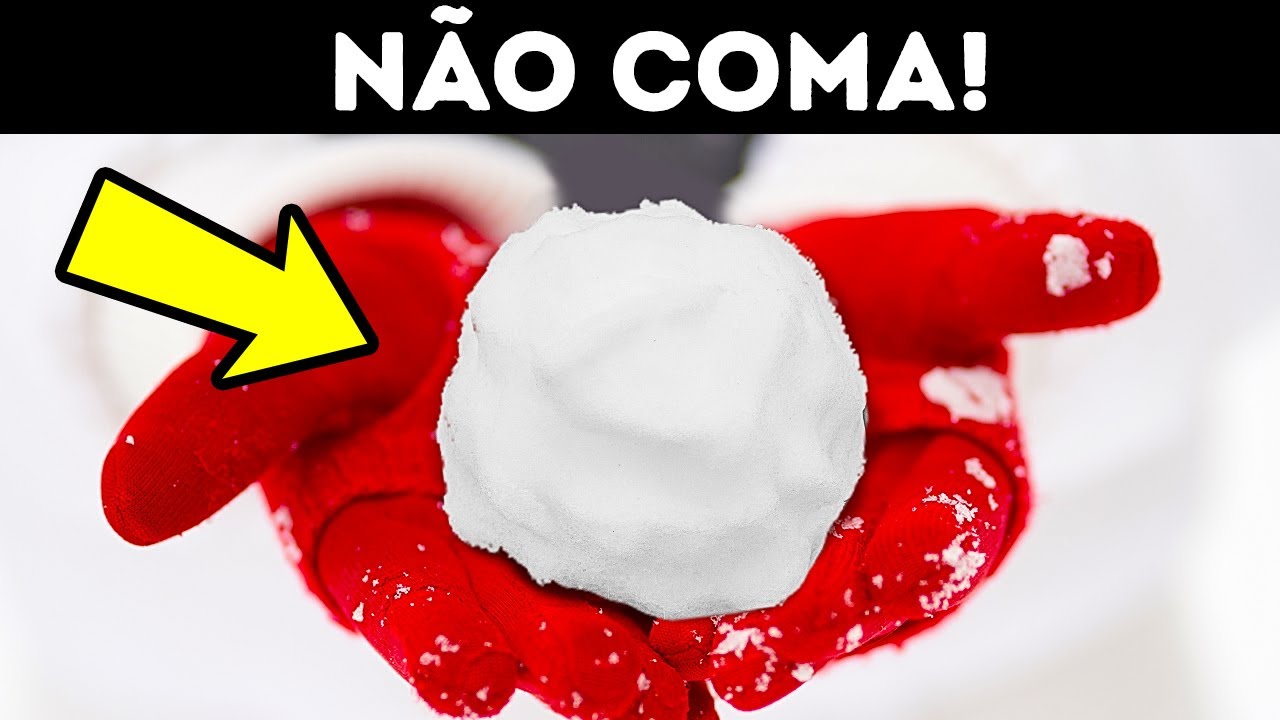 Não coma neve! + Outras coisas que o salvarão em situações extremas