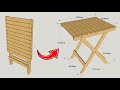 HOW TO MAKE A SIMPLE FOLDING TABLE STEP BY STEP