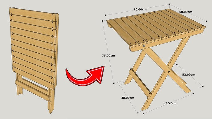 How To Make A Folding Table 