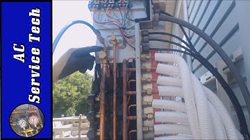 Weighing in the Correct Amount of Refrigerant in a Mitsubishi Mini Split Unit!