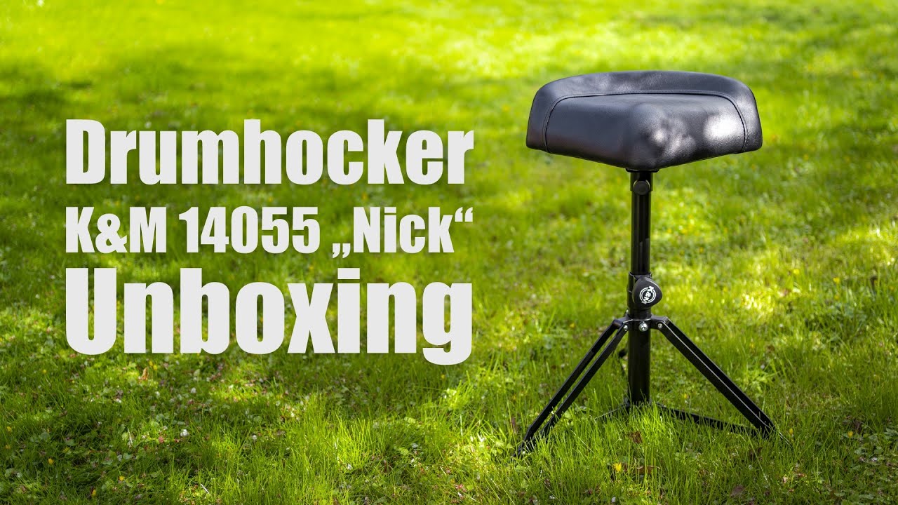 Schlagzeughocker 'Nick' K&M 14055 [Drumhocker Unboxing] YouTube