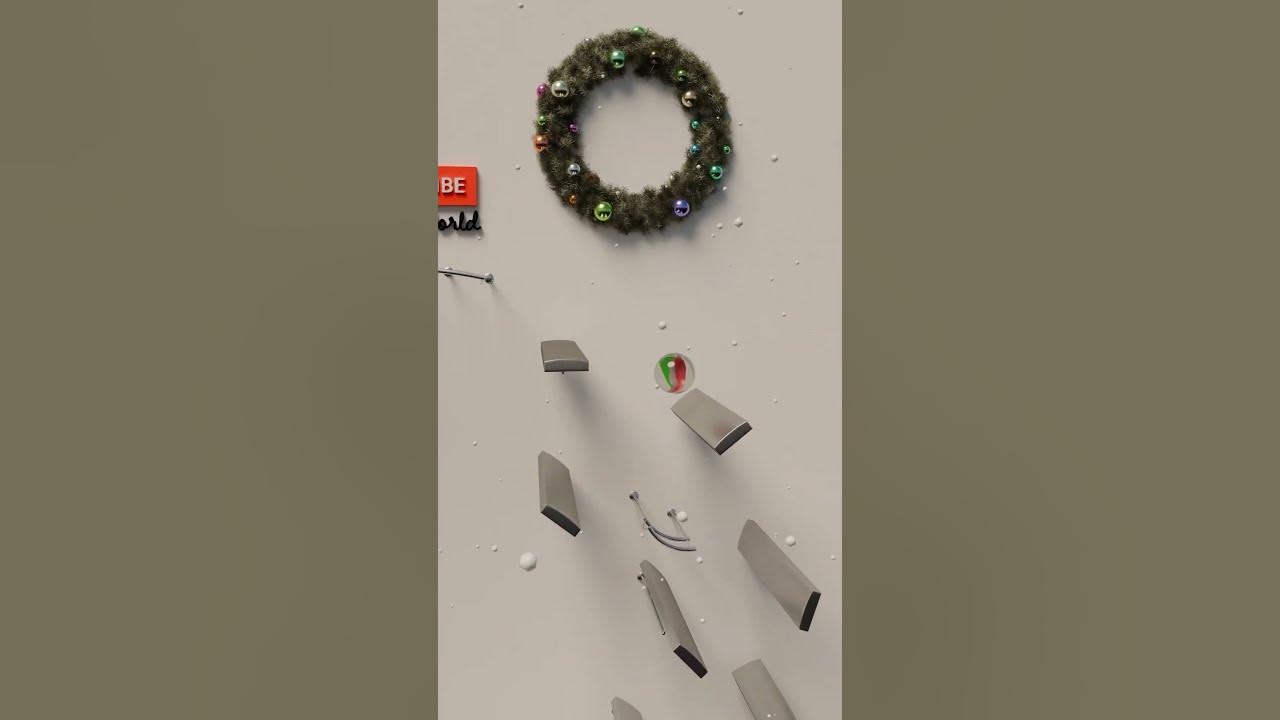 Jingle bells - Marble Music #satisfying #christmas #music