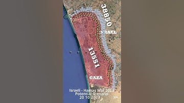 Israeli - Hamas War Animated Map 2023