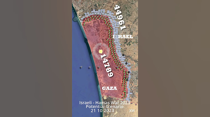 Israeli - Hamas War Animated Map 2023