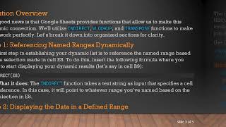 Create Dynamic Drop Down Lists in Google Sheets