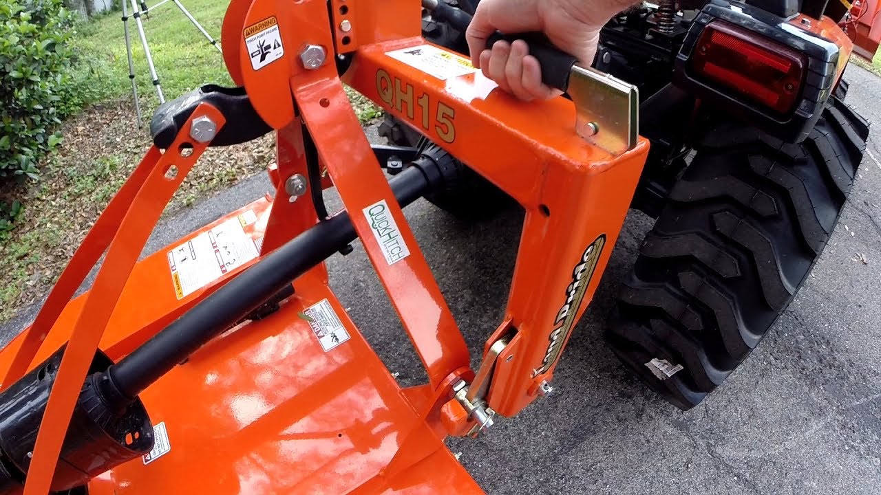 Kubota B2601 Quick Hitch Land Pride Qh15 Youtube