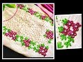 Most Adorable Flower Designing with Normal Stitching NEEDLE- Aari/Maggam work /Hand Embroidery