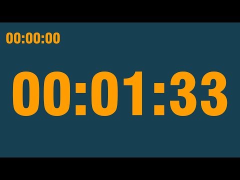 1 minute 33 second timer (with end alarm, time elapsed and progress bar)