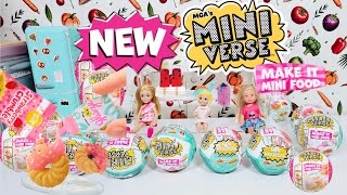 Miniverse make it mini food NEW edition!!! Barbie Dolls unboxing 