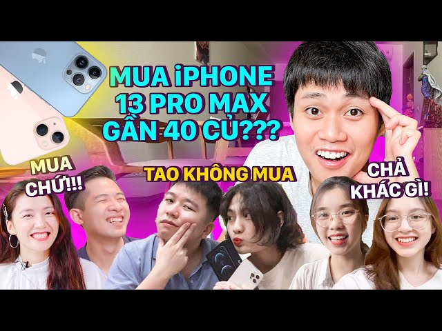 iPHONE 13 PRO MAX 1TB ~ 50 TRIỆU... - CÁC RICHKID SCHANNEL CÓ XUỐNG TIỀN "LÊN ĐỜI"???