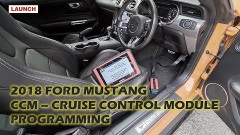 2018 Ford Mustang Cruise Control Module manual programming with X431 PAD V