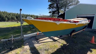 Working on my Tiki 21 After 3 Years in a Barn SV PRIMITIVA Wharram Catamaran