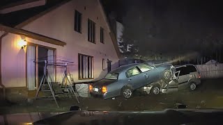 DASH CAM: Police pursuit leads to car on top of minivan by Tony Geftos 492 views 2 months ago 1 minute, 42 seconds