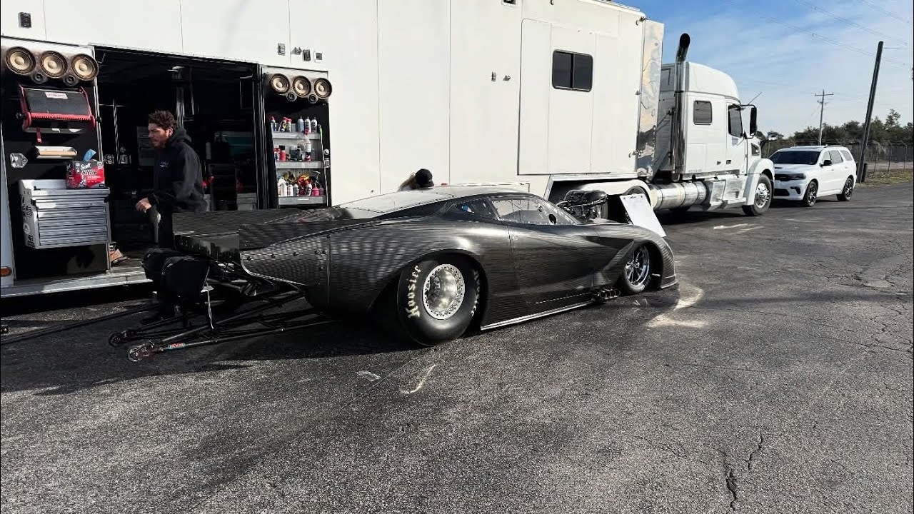 Street Outlaws - Justin Swanstrom Testing Survivor Pro Mod Corvette ...