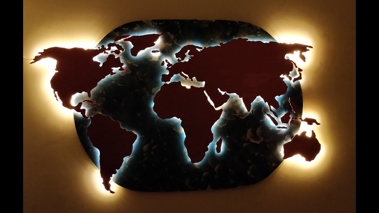 LED Wooden World Map Review