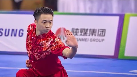 Wu Zhaohua wins 1st place changquan - 14th All Chi...